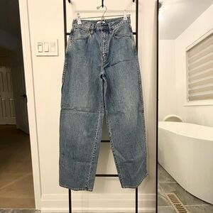 Uniqlo U wide leg jeans, size 26x31